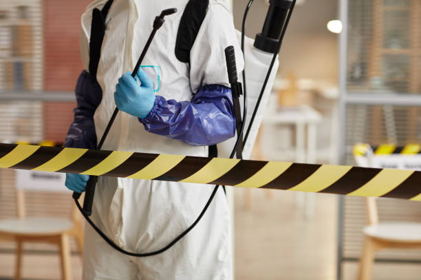 Professional Biohazard Cleanup technician working in Freehold, NJ
